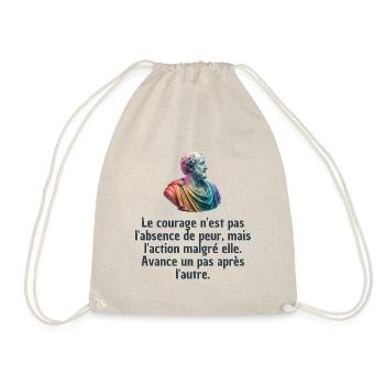 T-shirts Stoïcisme : L'inspiration à portée de soi - Sac de sport léger - nature - Devant