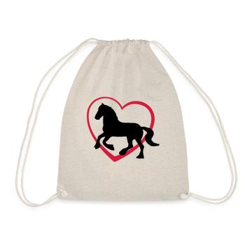 Frison Gypsy Cob ou le type de cheval avec le - Sac de sport léger - nature - Devant
