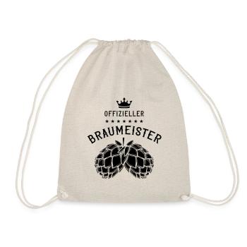 hopfen braumeister - Turnbeutel - Natur - Vorne