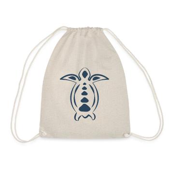 tatouage tribal tortue - Sac de sport léger - nature - Devant