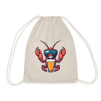 Crabe de homard Bière d’après-ski - Sac de sport léger - nature - Devant