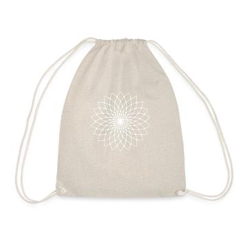 Géométrie sacrée - Fleur de lotus - Sac de sport léger - nature - Devant