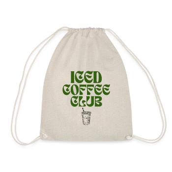 Iced Coffee Club 💚 - Turnbeutel - Natur - Vorne