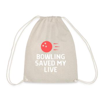 Bowling Dictons Bowling Bowler Skittles Cadeau - Sac de sport léger - nature - Devant