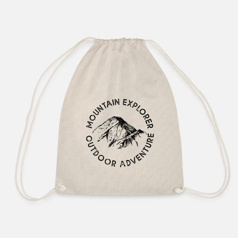 Mountain mountains outdoor - Drawstring Bag - nature
