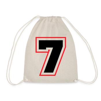 7 nombre symbole - Sac de sport léger - nature - Devant