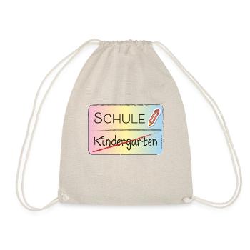 Vom Kindergarten in die Schule - Turnbeutel - Natur - Vorne