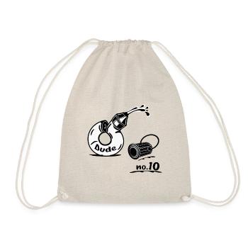 Dude no 10 - Drawstring Bag - nature - Front