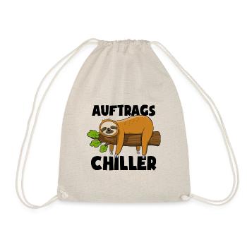 Faultier - Auftrags Chiller - Faulenzen Geschenk - Turnbeutel - Natur - Vorne