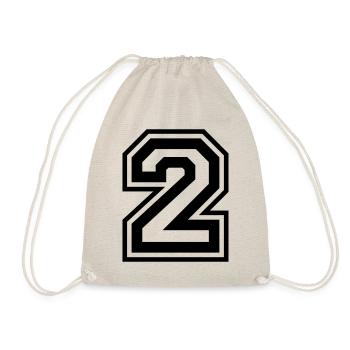 2 Number number - Drawstring Bag - nature - Front