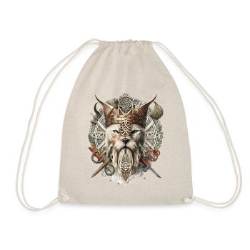 Roi des chats vikings - Sac de sport léger - nature - Devant