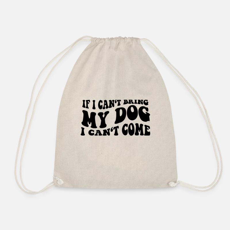 Dogs are the best / V-Day - Drawstring Bag - nature