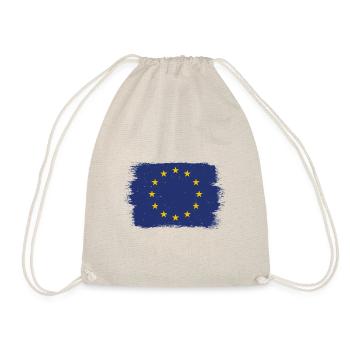 Europe Flag EU Euro European Flag - Drawstring Bag - nature - Front
