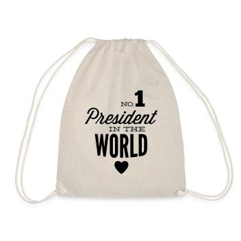 Bester Präsident der Welt - Turnbeutel - Natur - Vorne