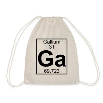 Periodic table element 31 - Ga (gallium) - BIG - Sac de sport léger - nature - Devant