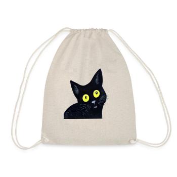 CUTE CAT - Drawstring Bag - nature - Front