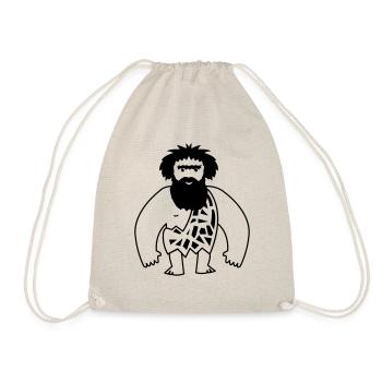 homme des cavernes - Sac de sport léger - nature - Devant