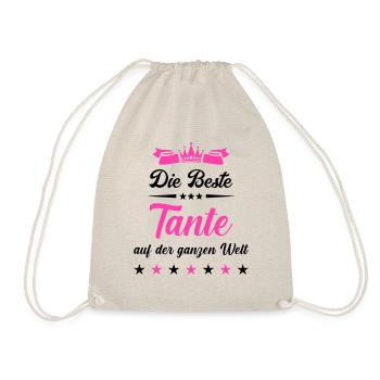 La meilleure tante du monde - Sac de sport léger - nature - Devant