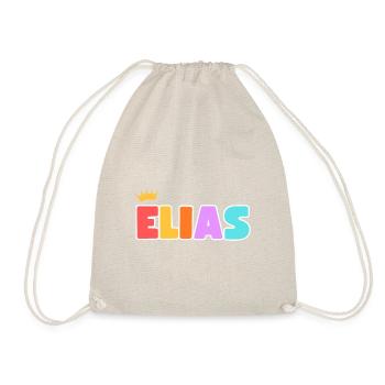 Elias! Customizable - Drawstring Bag - nature - Front