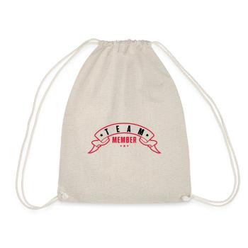 membre de l'équipe banderole - Sac de sport léger - nature - Devant