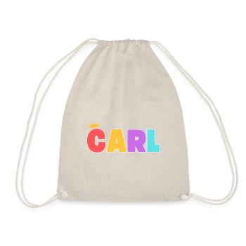 Carl! Customizable - Drawstring Bag - nature - Front