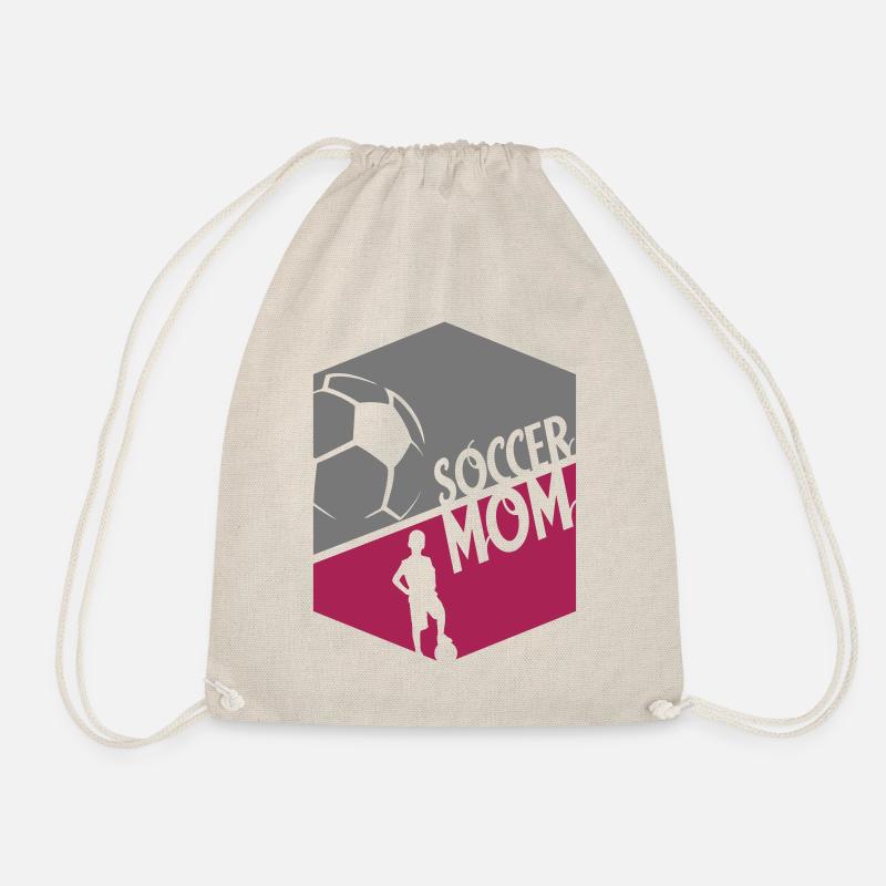Soccer Mom - Drawstring Bag - nature