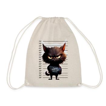 BADCAT PoliceDept. - Turnbeutel - Natur - Vorne