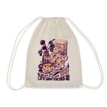 TASSE VON HALT DIE FRESSE - Turnbeutel - Natur - Vorne