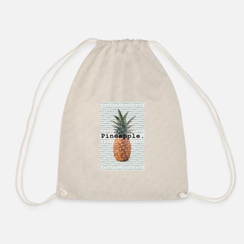 Ananas Pineapple - Drawstring Bag - nature