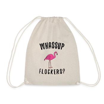 Flamingo Pink Flamingo Flamingo Gift - Drawstring Bag - nature - Front
