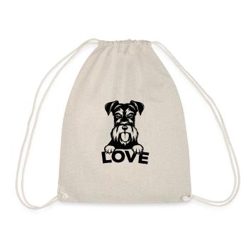 Schnauzer Chien Miniature Schnauzer Géant Schnauzer - Sac de sport léger - nature - Devant