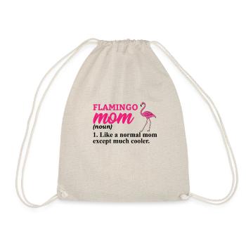Flamingo Pink Flamingo Flamingo Gift - Drawstring Bag - nature - Front