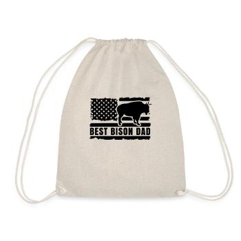 Bison Buffalo Water Buffalo National Park - Drawstring Bag - nature - Front