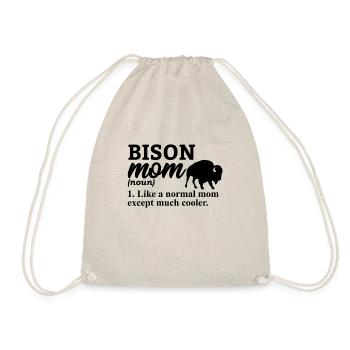 Bison Buffalo Water Buffalo National Park - Drawstring Bag - nature - Front