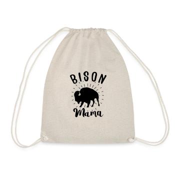 Bison Buffalo Water Buffalo National Park - Drawstring Bag - nature - Front