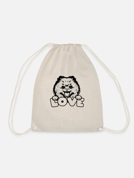 Spitz Pomeranian Zwergspitz Chien - Sac de sport léger - nature