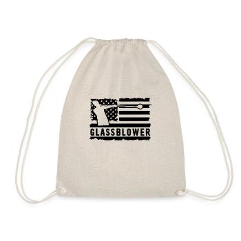 Glassmaker Glassblowers Glass Blowing Glass - Drawstring Bag - nature - Front
