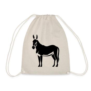 Esel - Turnbeutel - Natur - Vorne