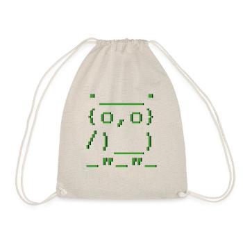 ascii-art: hibou - Sac de sport léger - nature - Devant