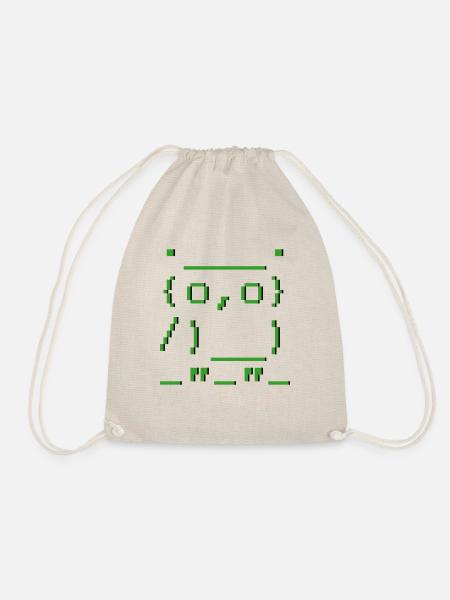 ASCII-art: owl - Eule - Turnbeutel - Natur