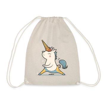 Zen Unicorn - Drawstring Bag - nature - Front