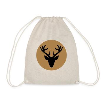 Costumes cerf motif Noël tête / Dirndl - Sac de sport léger - nature - Devant