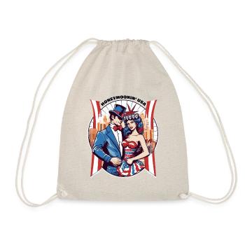 Honeymoonin' USA. - Drawstring Bag - nature - Front