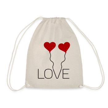 Love - Turnbeutel - Natur - Vorne