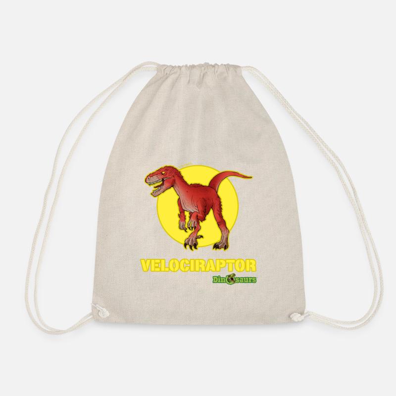 Schleich Dinosaurs Velociraptor - Drawstring Bag - nature