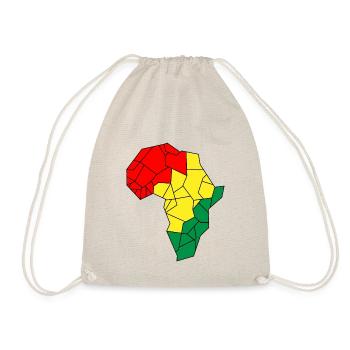 Africa Reggae - Drawstring Bag - nature - Front