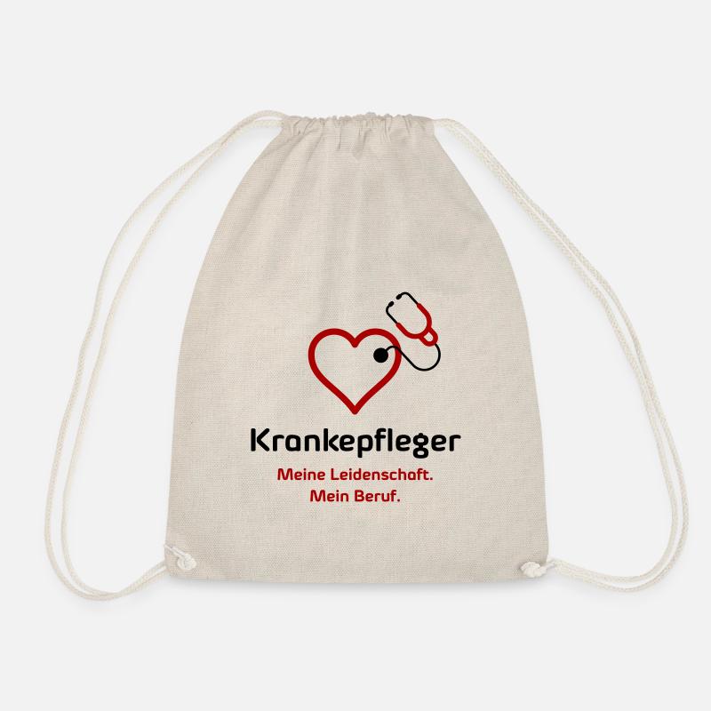 Krankenpfleger - Turnbeutel - Natur