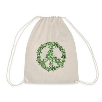 Peace - Turnbeutel - Natur - Vorne