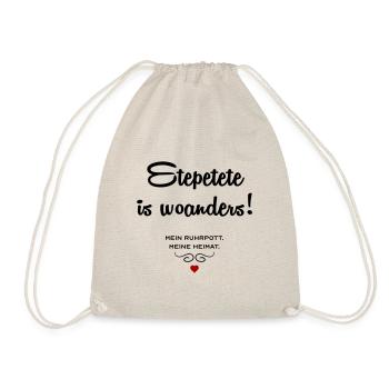 Etepetete is woanders - Turnbeutel - Natur - Vorne