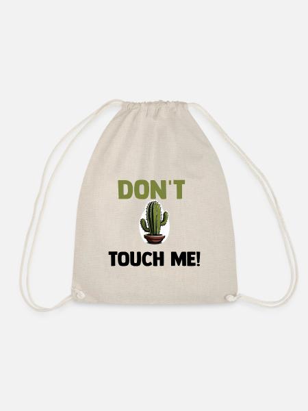 Kaktus - DONT TOUCH ME - Turnbeutel - Natur